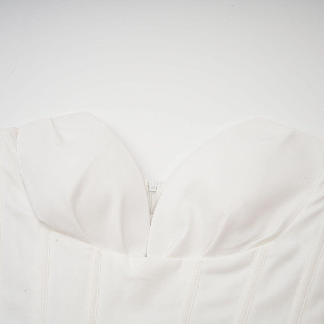 Avellia Katherine Ivory Elegance Midi Dress