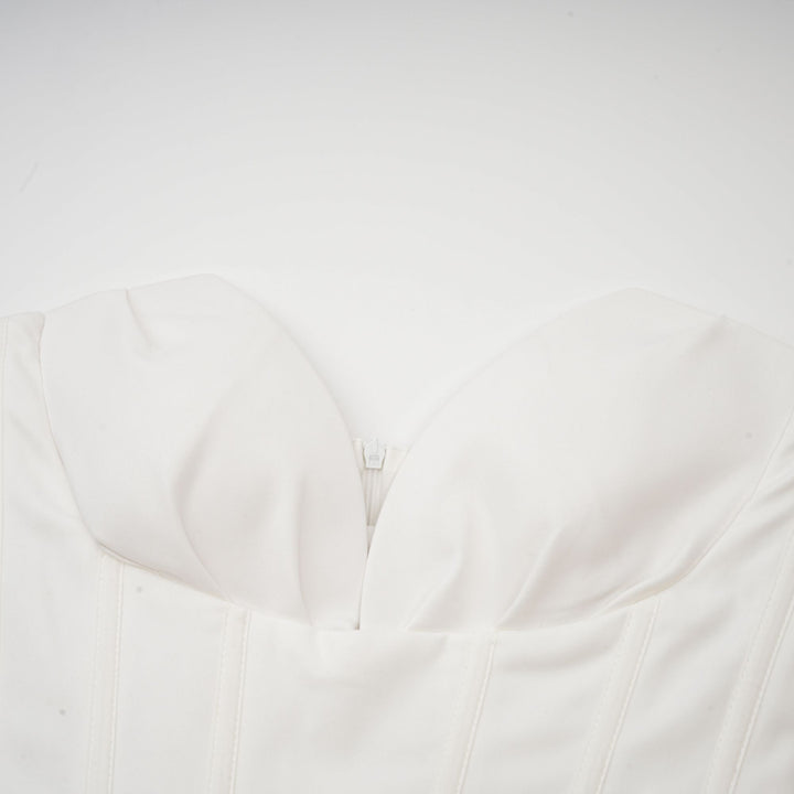 Avellia Katherine Ivory Elegance Midi Dress