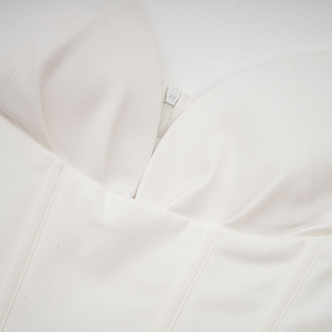 Avellia Katherine Ivory Elegance Midi Dress