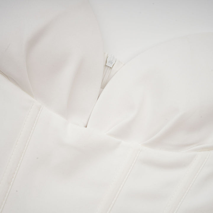 Avellia Katherine Ivory Elegance Midi Dress