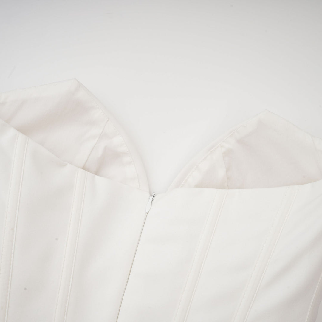 Avellia Katherine Ivory Elegance Midi Dress