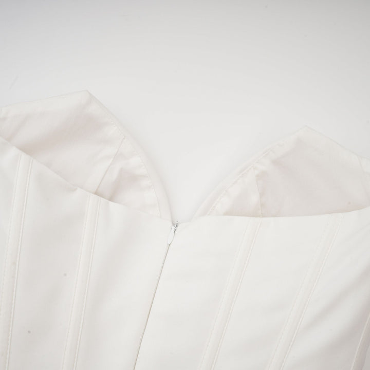 Avellia Katherine Ivory Elegance Midi Dress