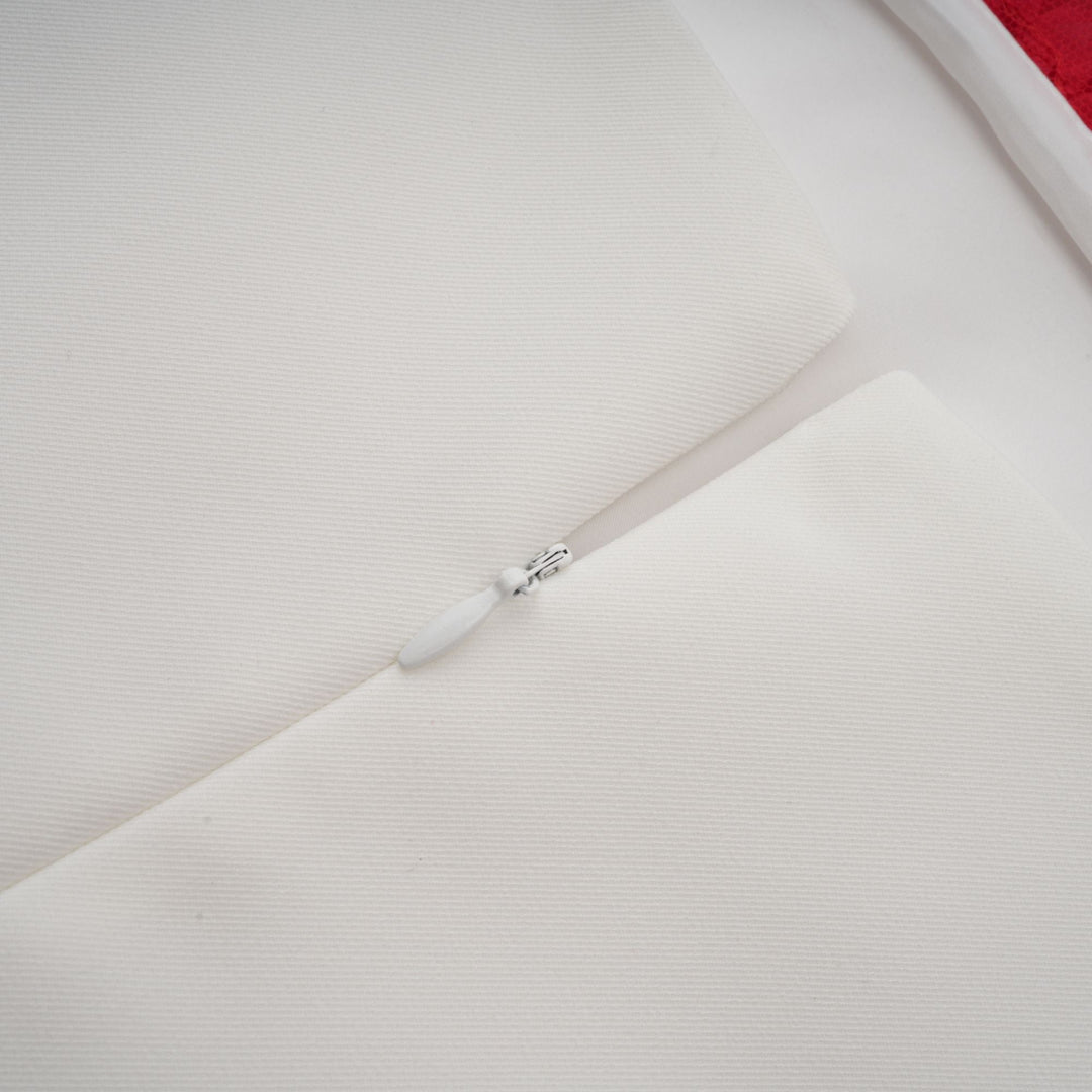 Avellia Pearl 3D-Petal Sleeveless Mini Dress