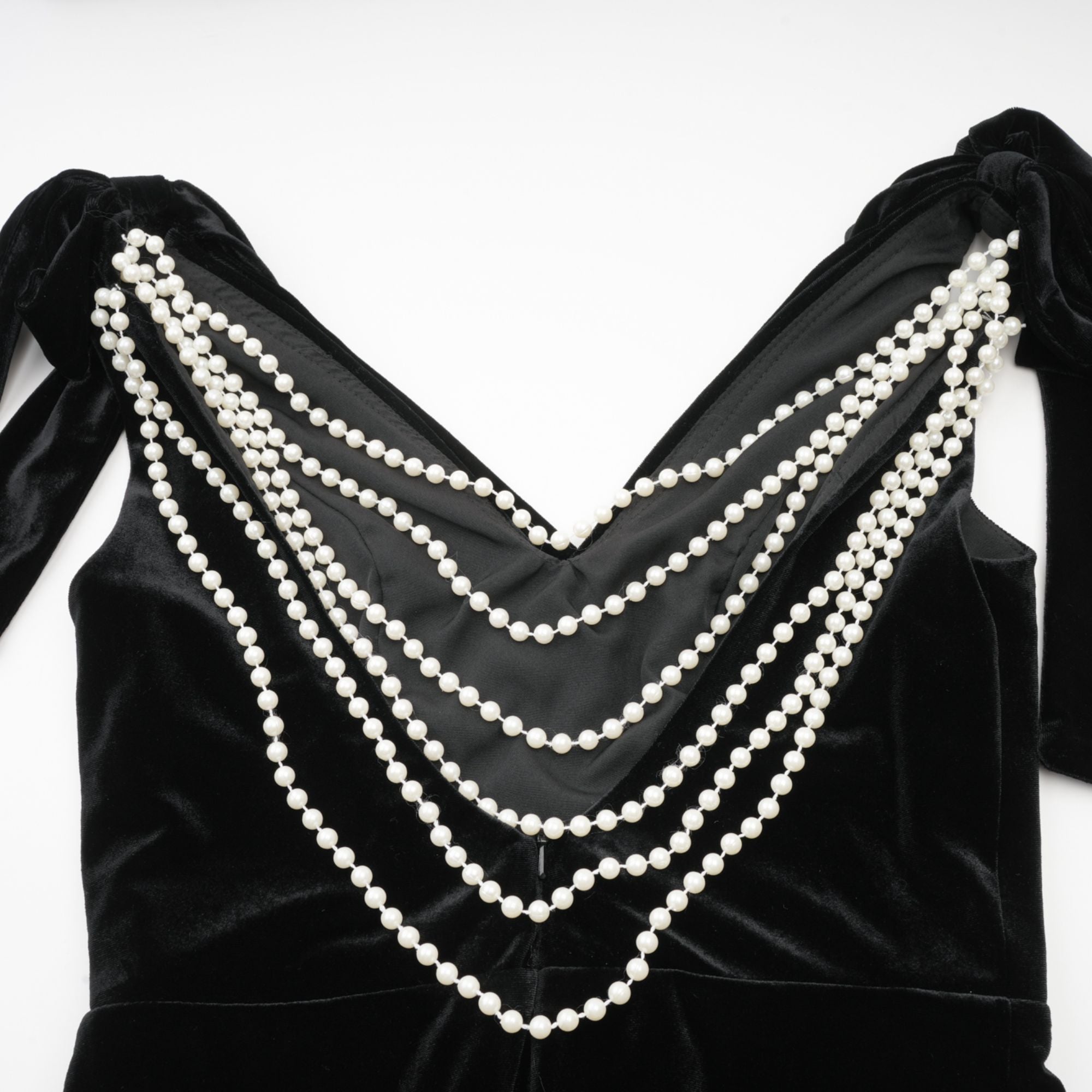 Avellia Luxe Velvet Embellished Maxi Dress