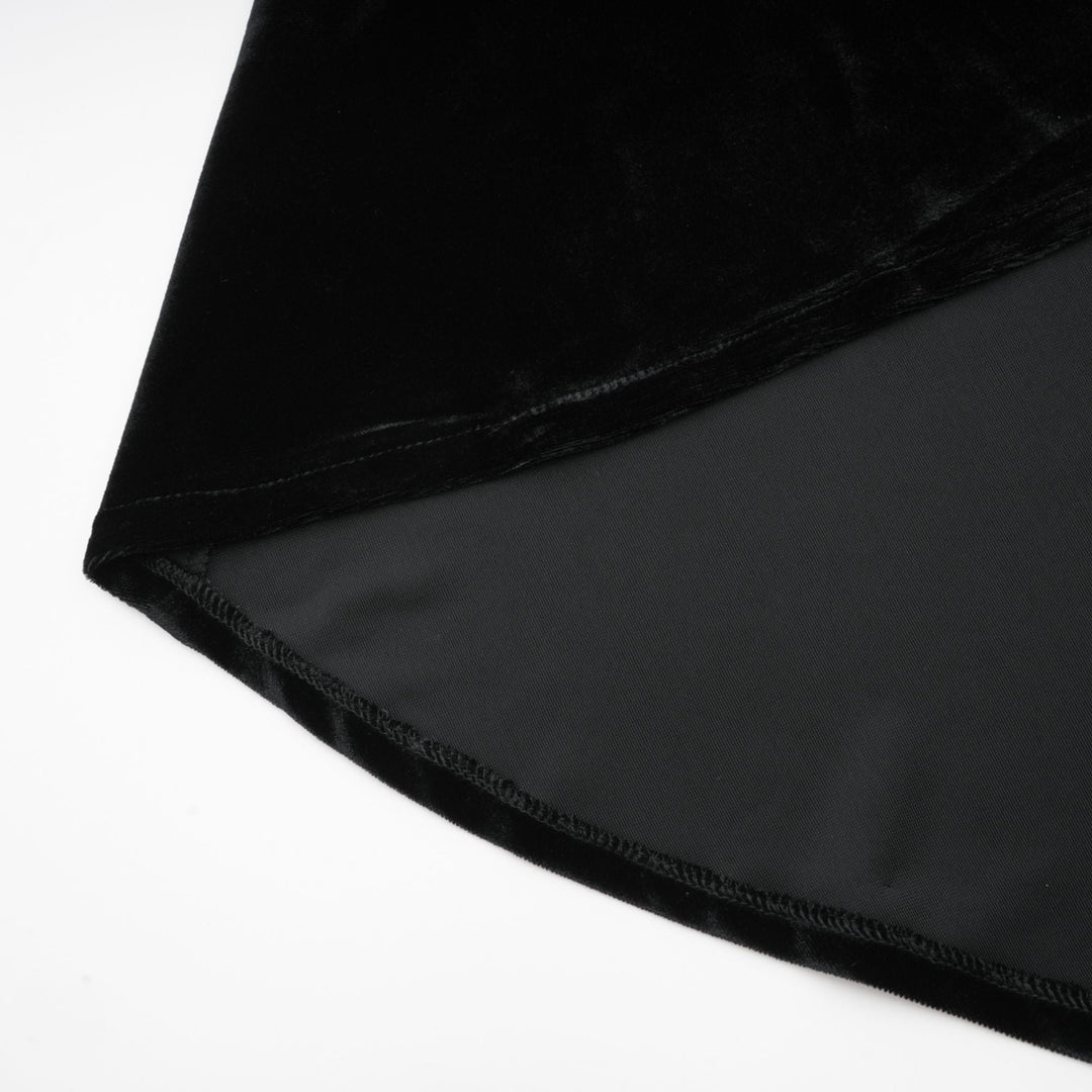 Avellia Luxe Velvet Embellished Maxi Dress