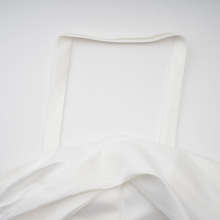 Avellia Celeste White Halterneck Ruffled Mini Dress