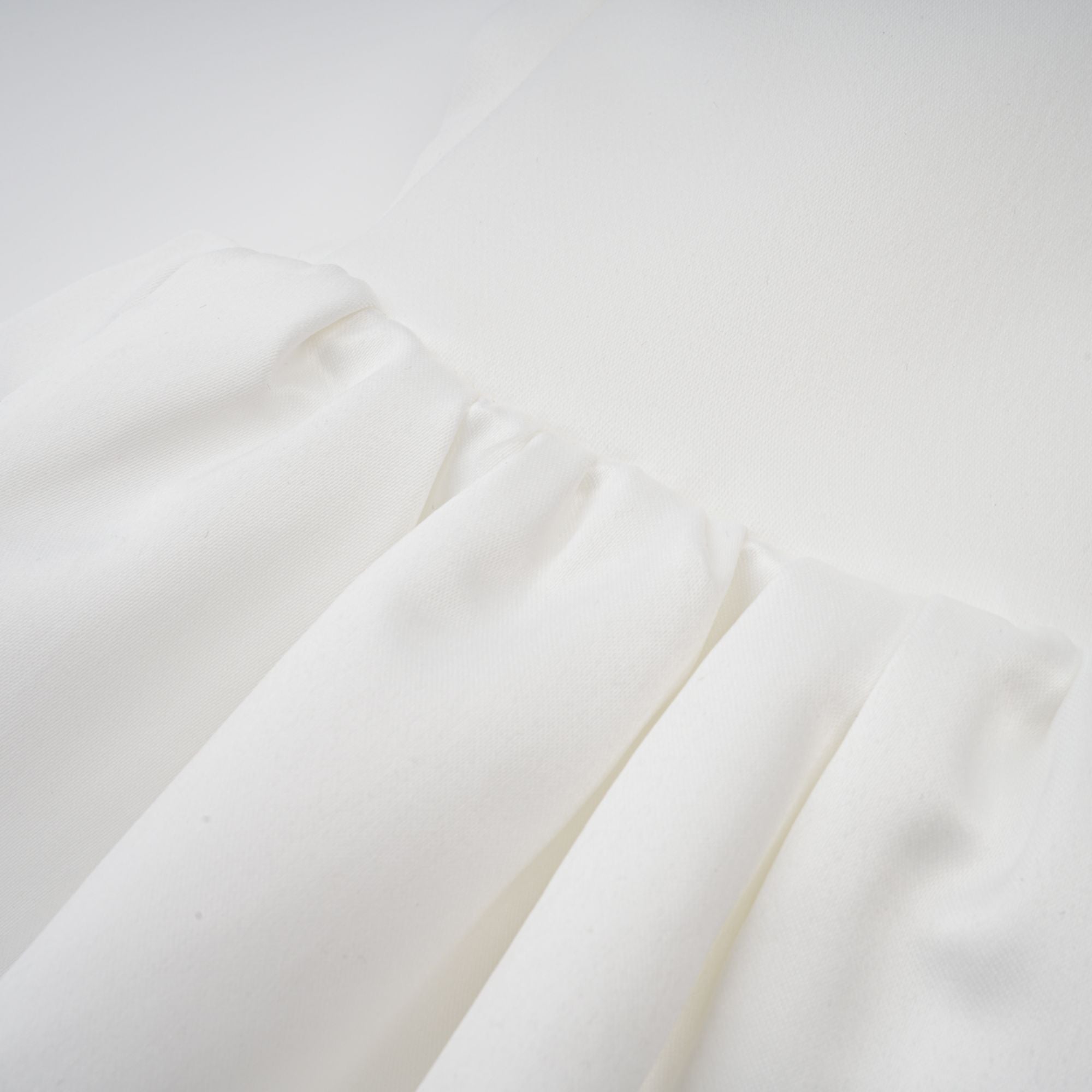 Avellia Celeste White Halterneck Ruffled Mini Dress