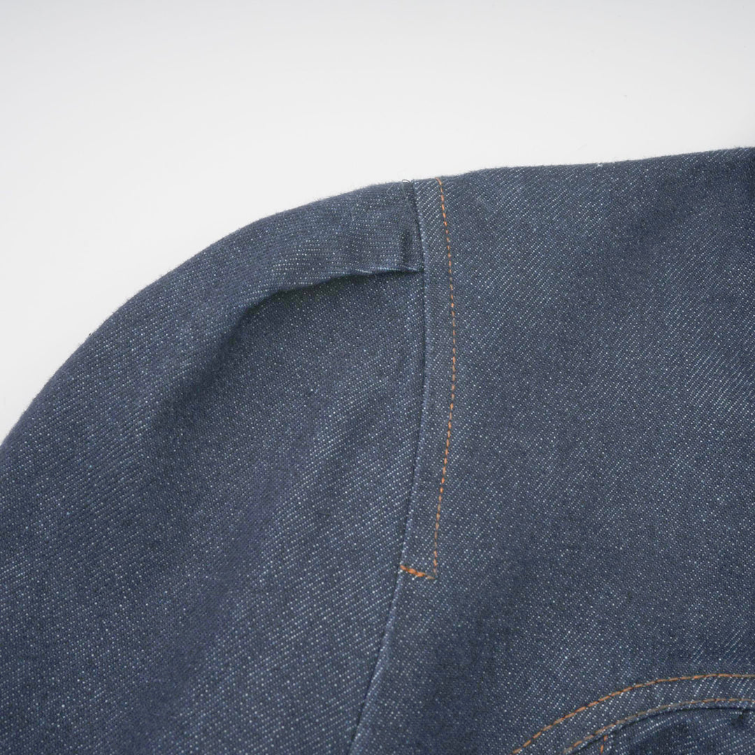 Avellia Mirabel Midnight Stitch Denim Mini Dress