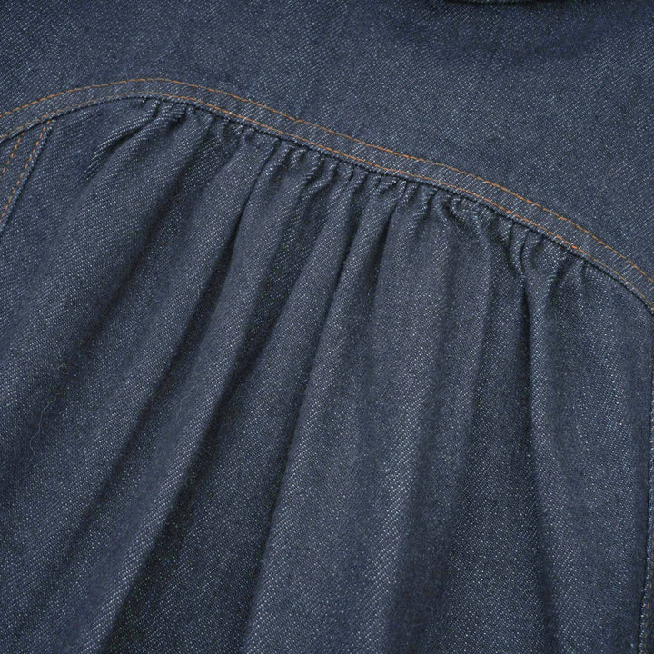 Avellia Mirabel Midnight Stitch Denim Mini Dress