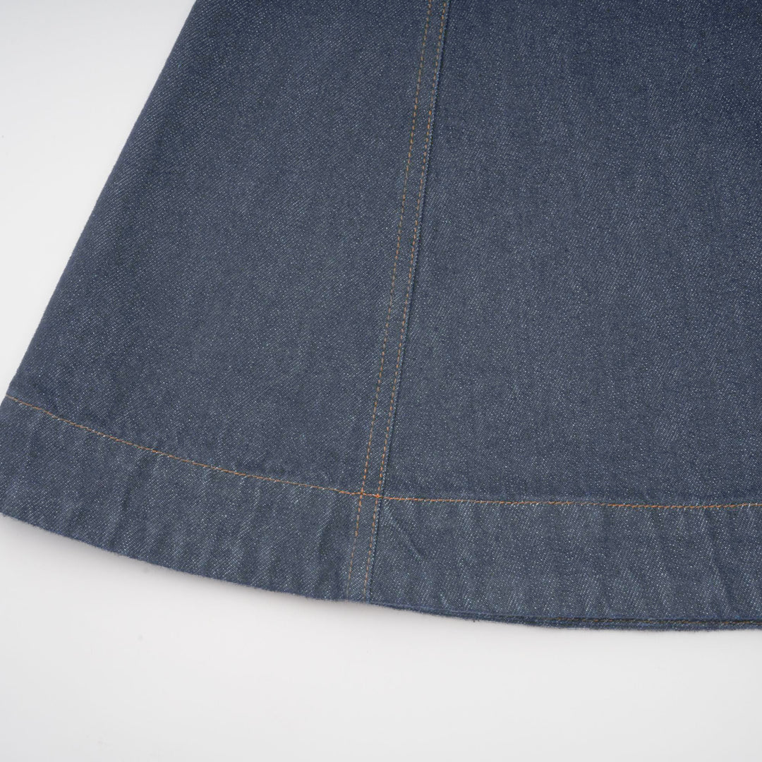 Avellia Mirabel Midnight Stitch Denim Mini Dress