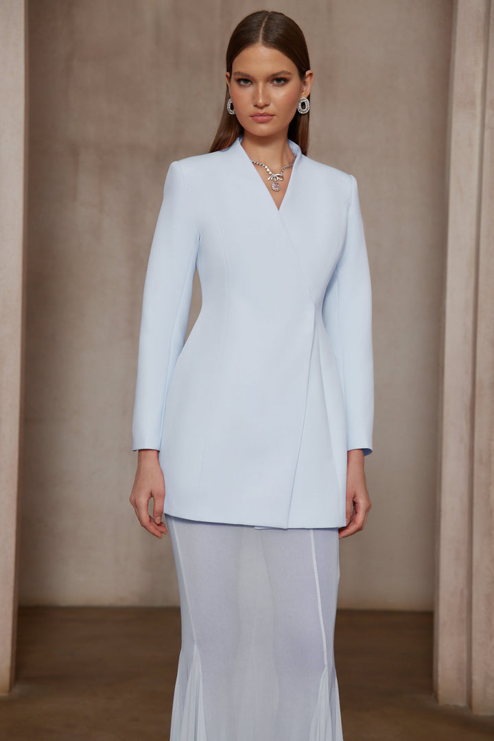 Enora Barrel Design Jacket & Skirt Set