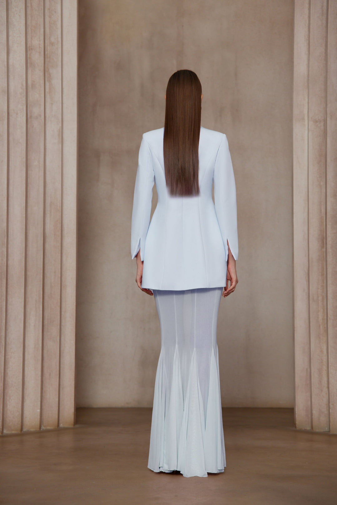 Enora Barrel Design Jacket & Skirt Set