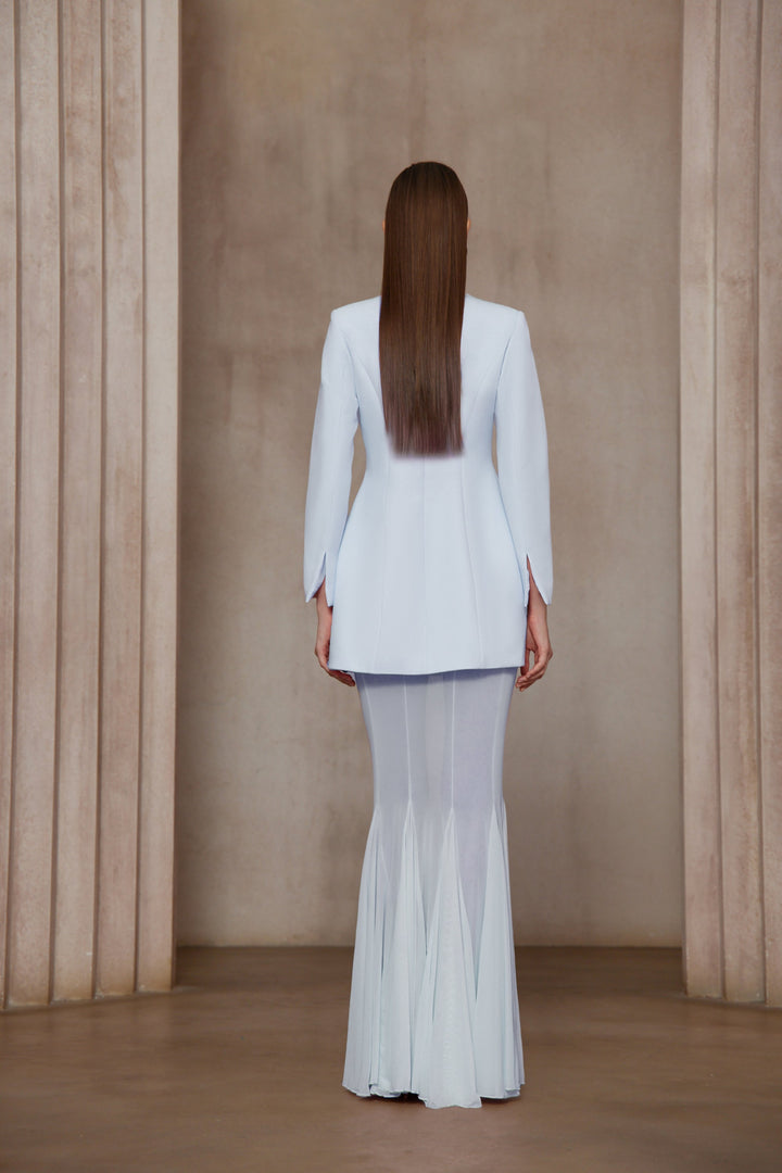 Enora Barrel Design Jacket & Skirt Set