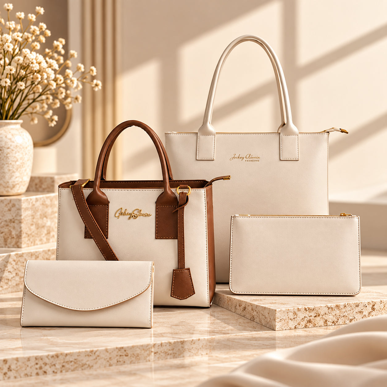 Kit de Bolsas Femininas Bellagio – 4 Peças