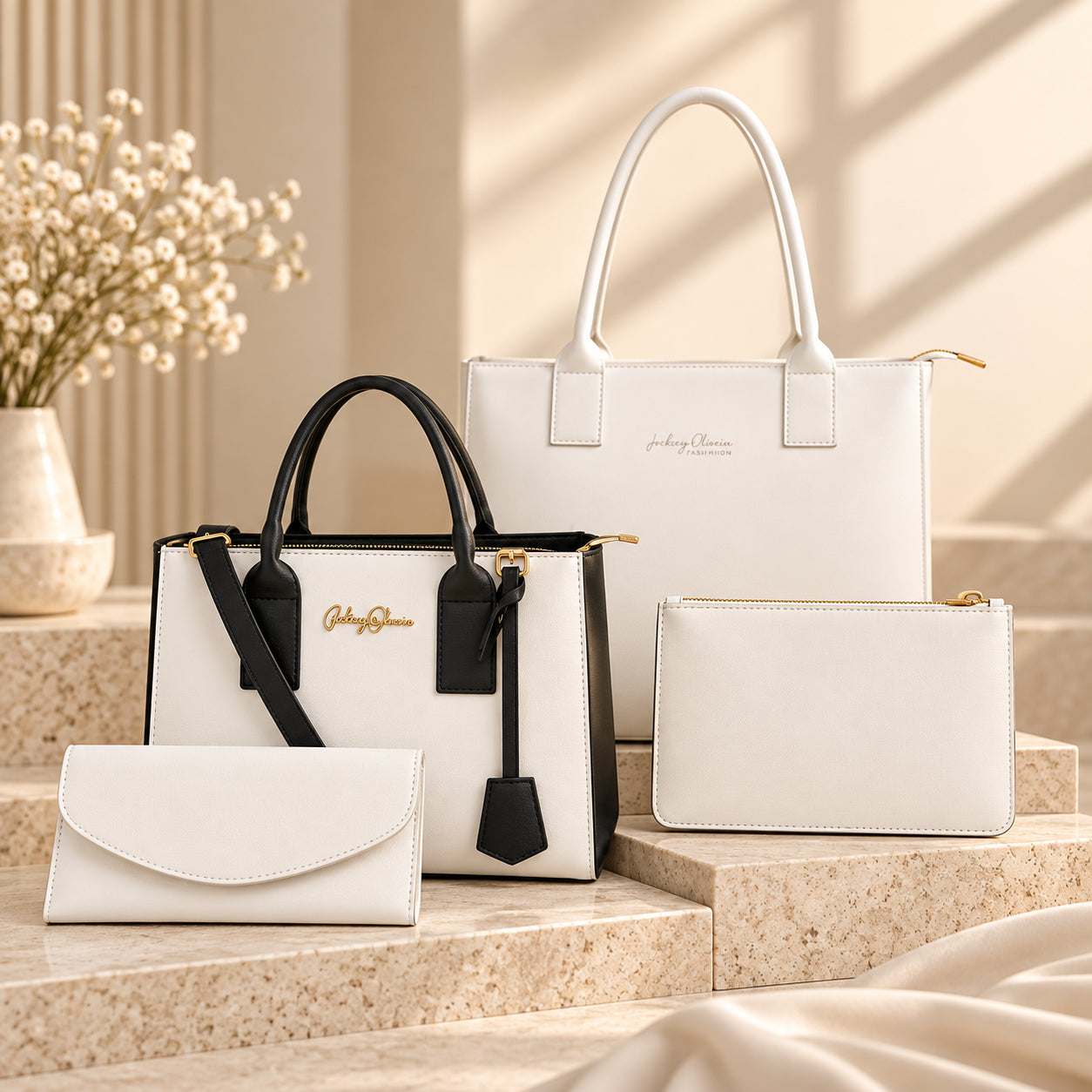 Kit de Bolsas Femininas Bellagio – 4 Peças