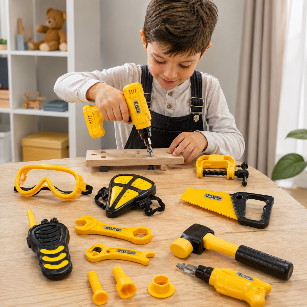 Kit Engenheiro Infantil Ferramentas de Brinquedo
