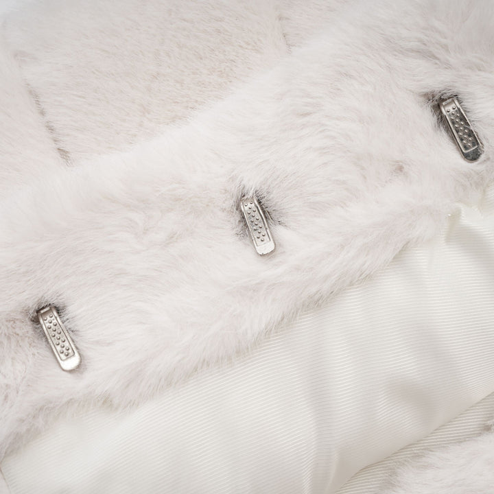 Caitlin Faux-fur Jacket & Skirt Matching Set