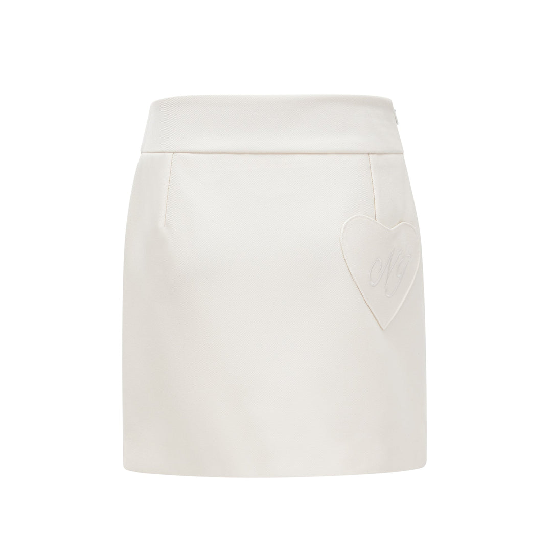 Caitlin Faux-fur Jacket & Skirt Matching Set