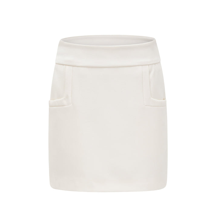 Caitlin Faux-fur Jacket & Skirt Matching Set