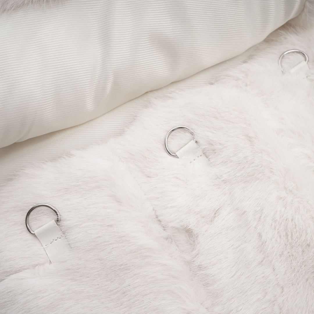 Caitlin Faux-fur Jacket & Skirt Matching Set