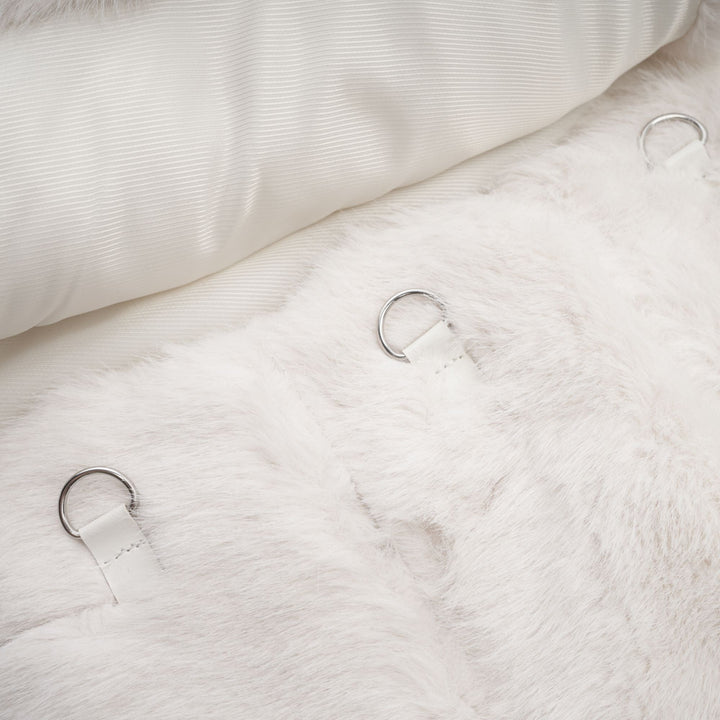 Caitlin Faux-fur Jacket & Skirt Matching Set