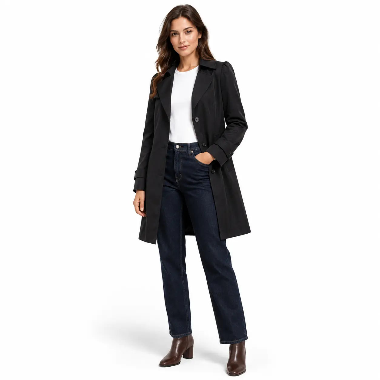 Jaqueta Feminina Premium Trench Coat Elegante