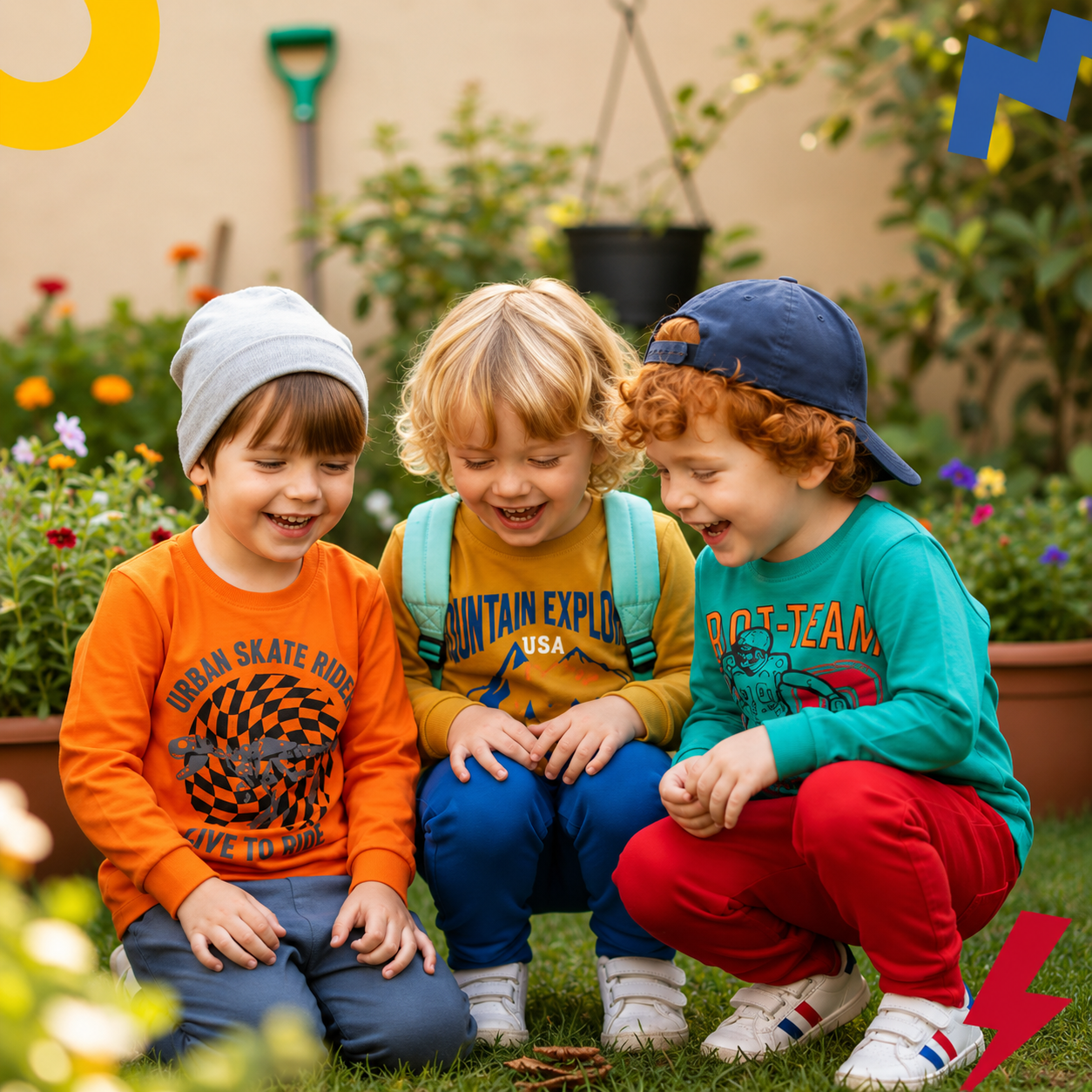 Kit 6 Peças Moletom Infantil - Conjunto Masculino
