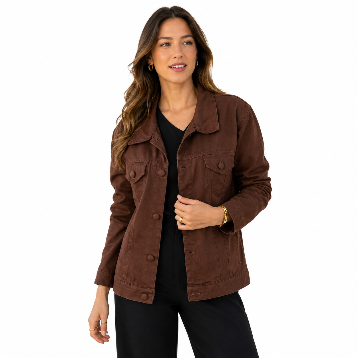 Jaqueta Evelinne Jeans - Feminina Premium