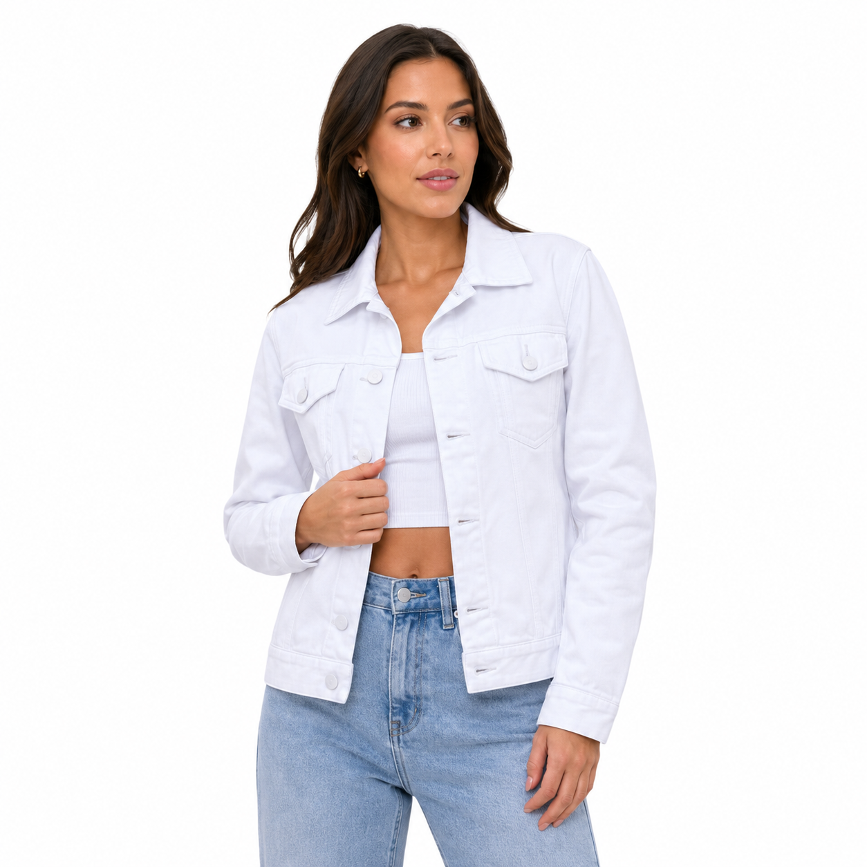 Jaqueta Evelinne Jeans - Feminina Premium