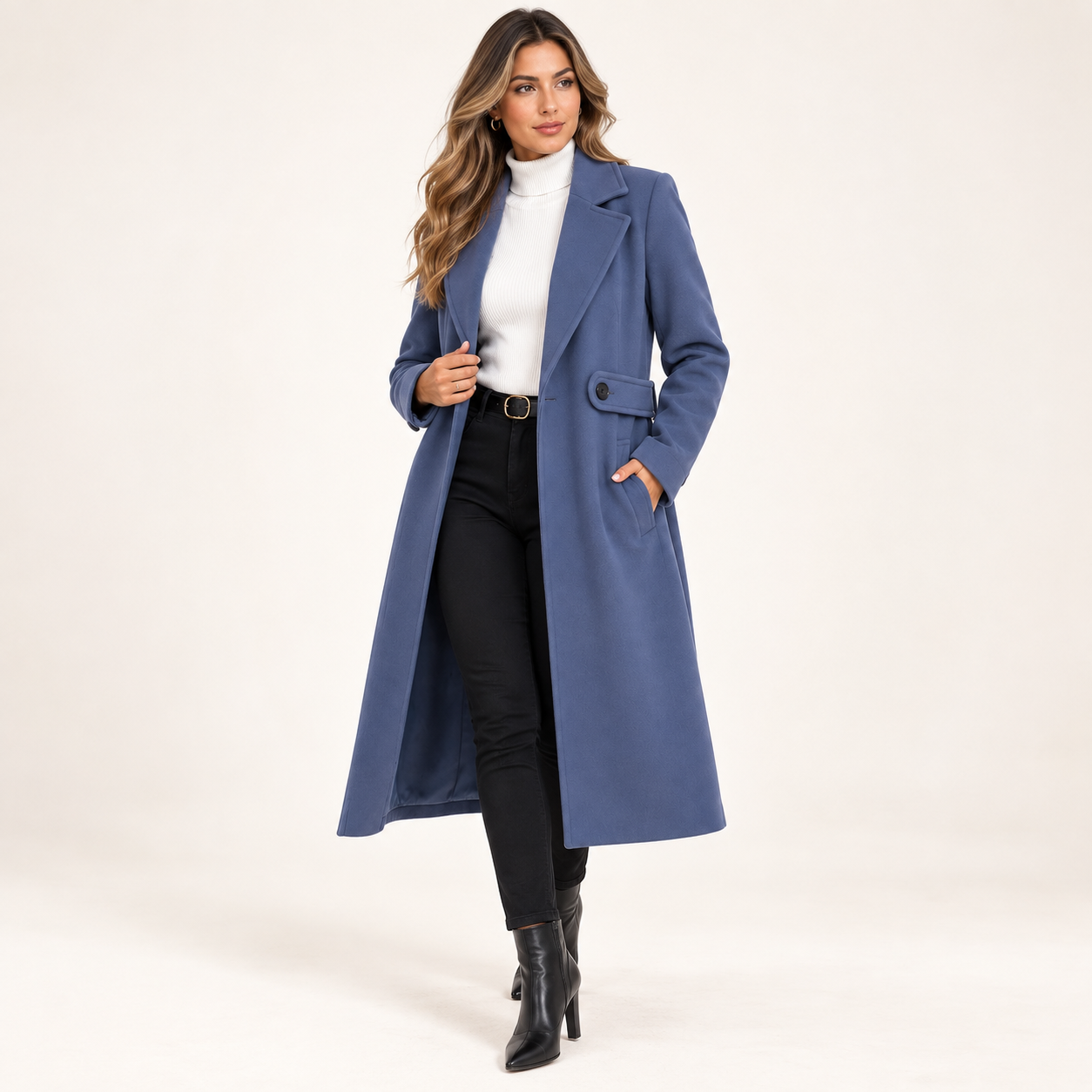 Sobretudo Feminino Bellagio Azul