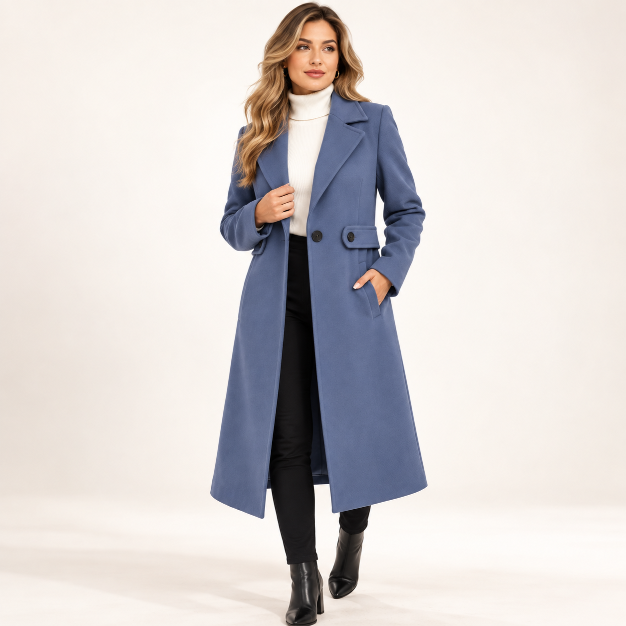 Sobretudo Feminino Bellagio Azul