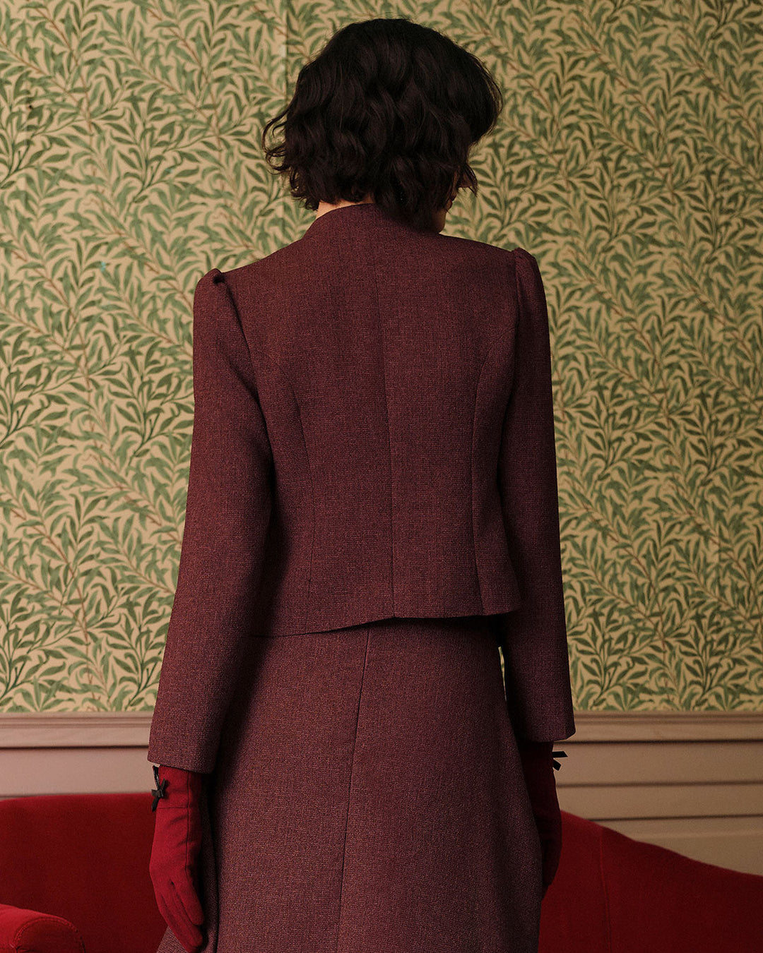 The Icon Retro Single-breasted Tweed Jacket