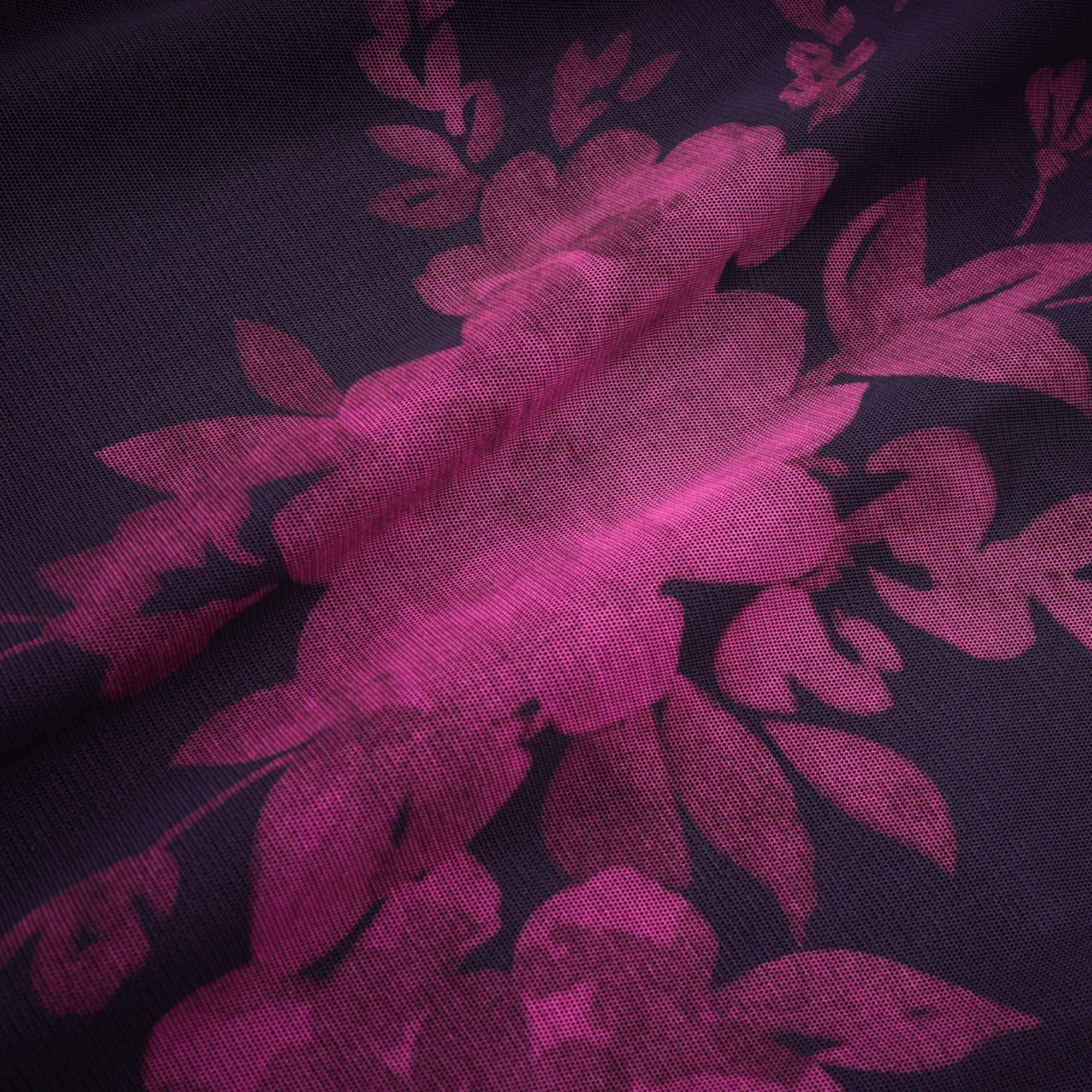 Avellia Violet Bloom Floral Midi Dress