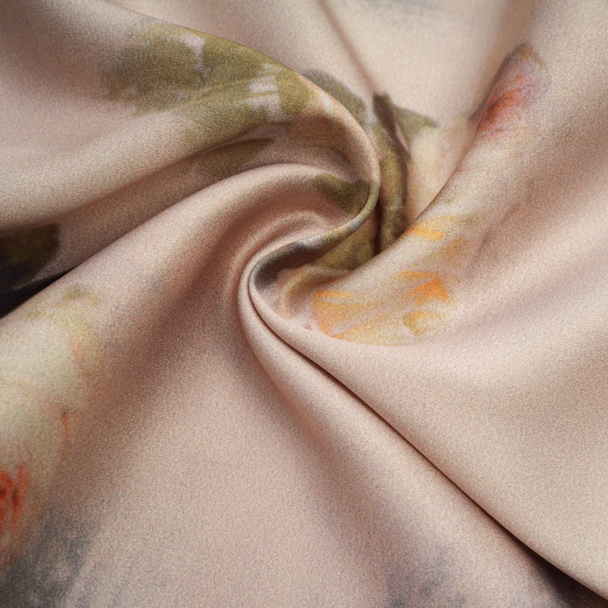 Avellia Marigold Floral Lace-Trim Midi Dress