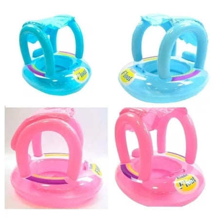 Boia Infantil Premium com Cobertura UV e Chocalho Interativo