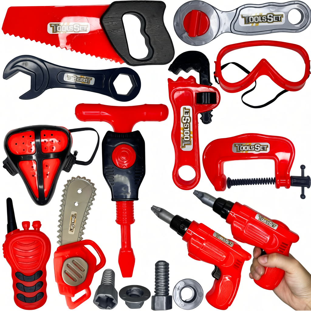 Kit Engenheiro Infantil Ferramentas de Brinquedo