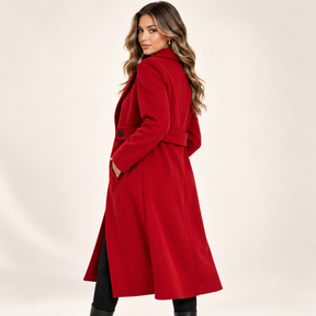 Sobretudo Feminino Ravena Vermelho