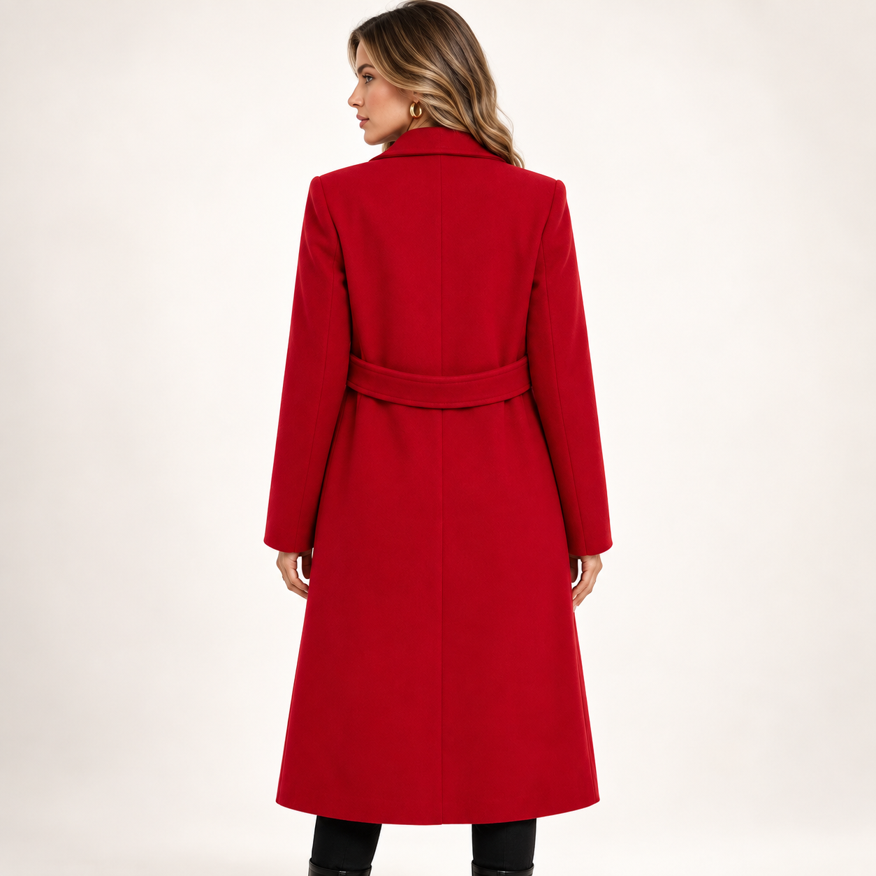 Sobretudo Feminino Ravena Vermelho