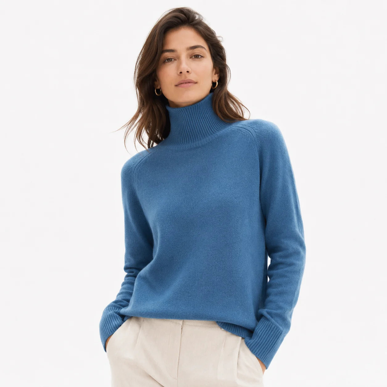 Suéter Feminino de Inverno | Lã Gola Alta