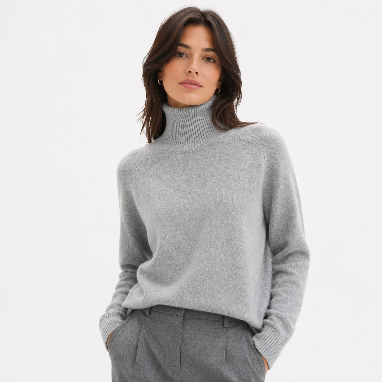 Suéter Feminino de Inverno | Lã Gola Alta