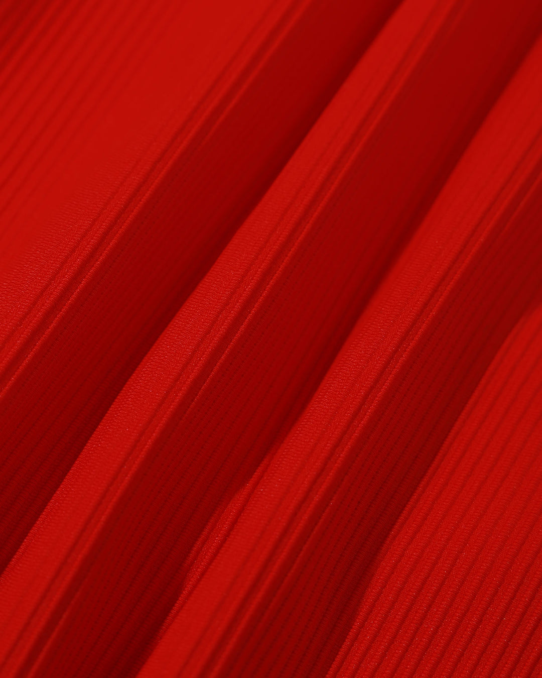 The Red Ribbed Bikini Bottom