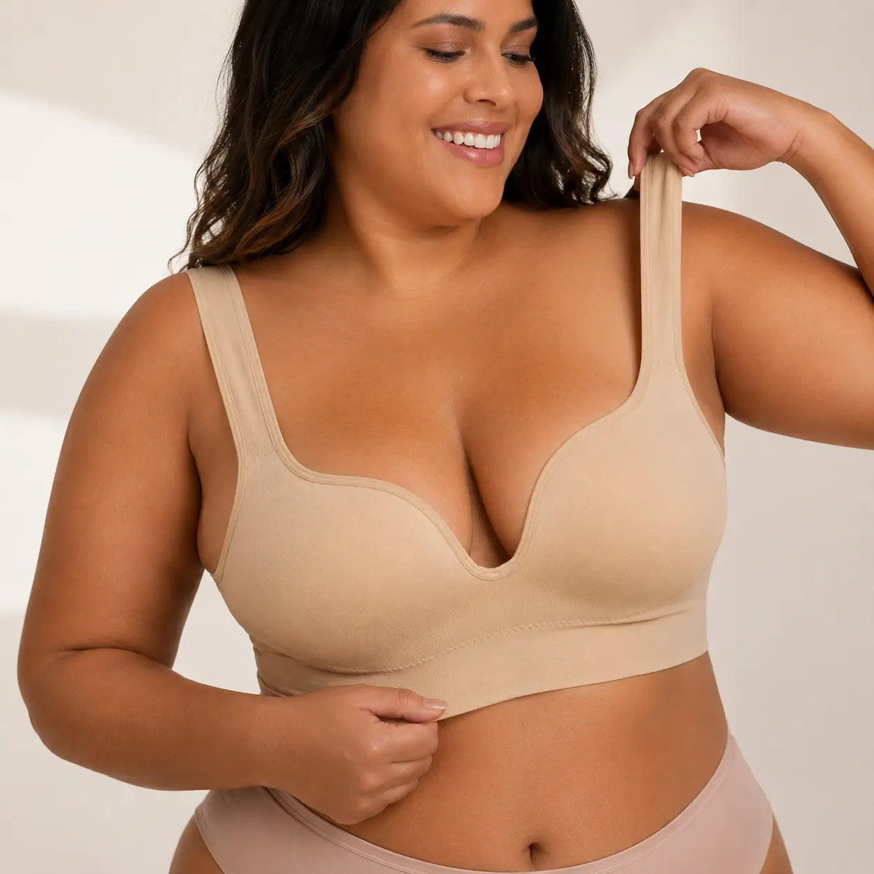 Sutiã Modelador de Alta Sustentação com Alças Largas – Máximo Conforto