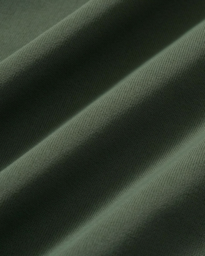 Green U Neck Tummy Control One Piece Swimwear