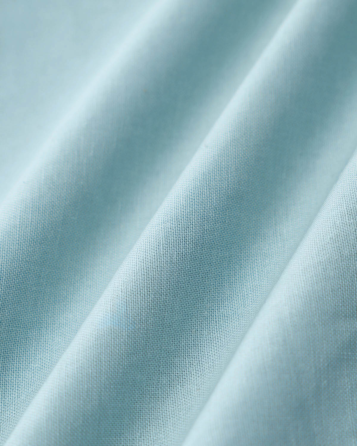 Blue Square Neck Shirred Slip Midi Dress