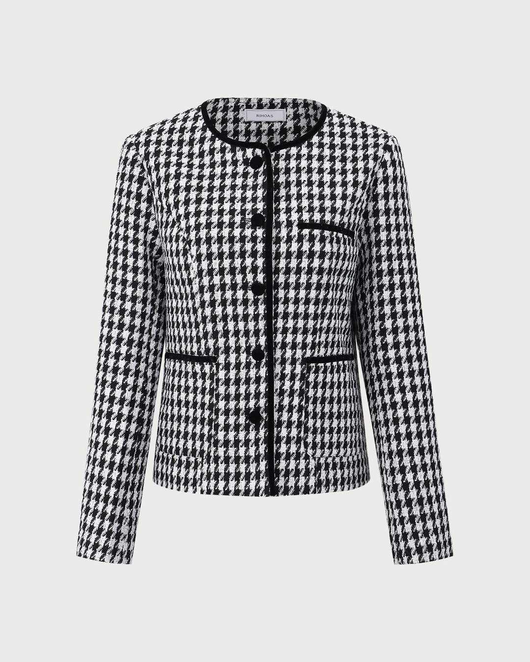 The Opal Single-Breasted Pocket Tweed Jacket