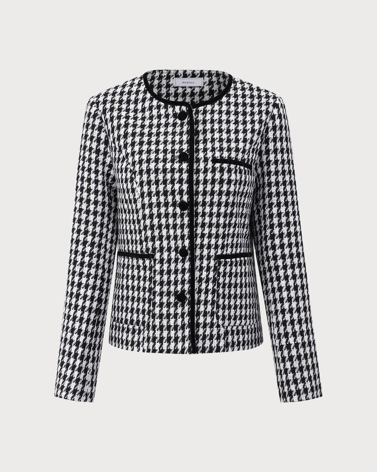 The Opal Single-Breasted Pocket Tweed Jacket