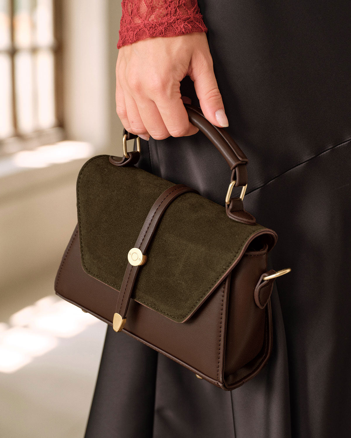 Women's Faux Leather Shoulder Bag