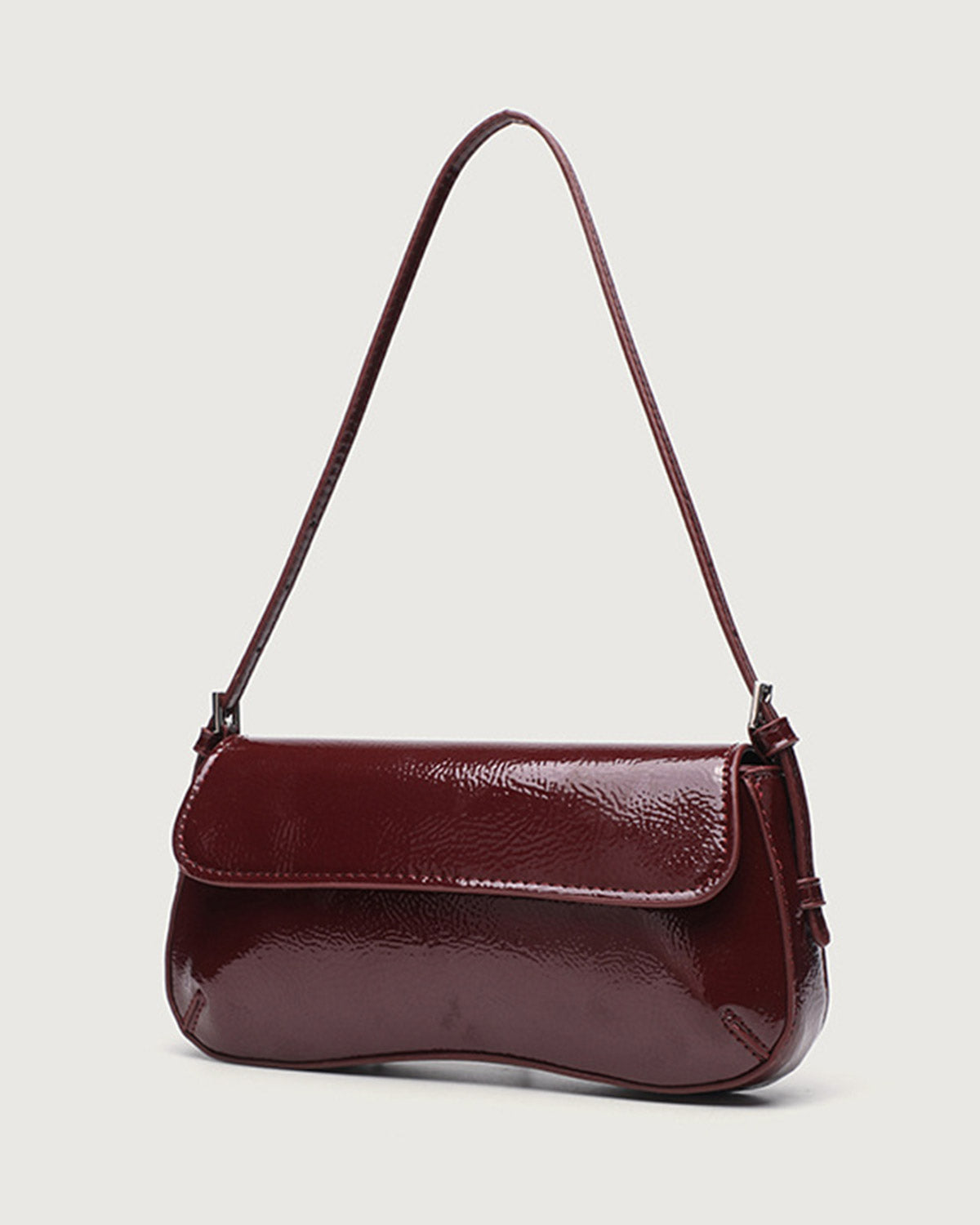 Women's Red PU Leather Handbag