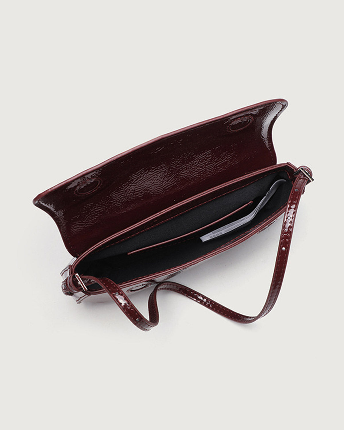 Women's Red PU Leather Handbag