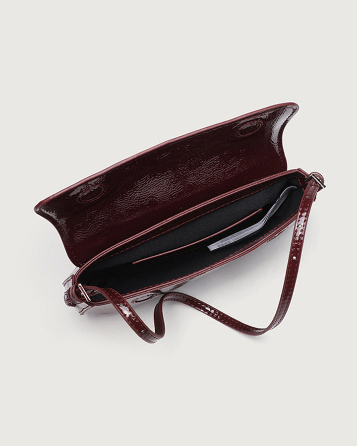 Women's Red PU Leather Handbag